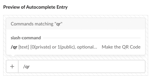 create slash command